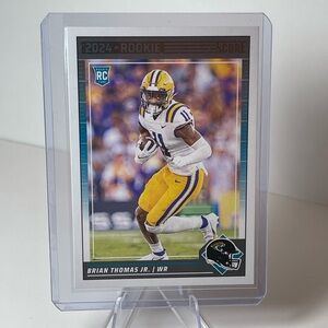 Score 2024 Rookie Football Trading Card - White & Yellow (Card in Toploader)